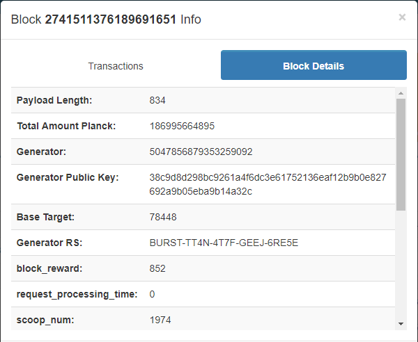 block details