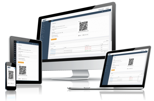 Computer showing a burstcoin wallet Computer showing a burstcoin wallet